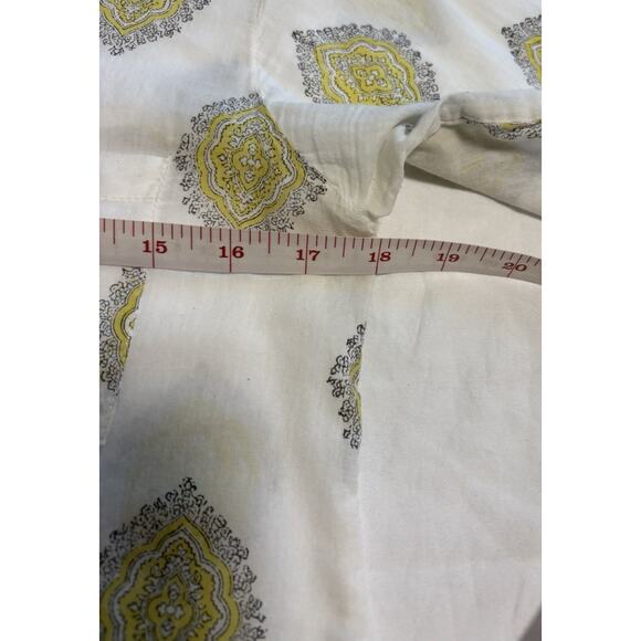 Roberta Roller Rabbit Blouse Top Button Up Boho Artsy Old Money Women’s Size XS - Picture 8 of 9